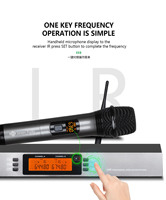 GAW-MA500 professionnel sans fil UHF émetteur et récepteur microphone pour système de karaoké