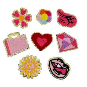 Sản Phẩm Mới <span class=keywords><strong>2025</strong></span> Nhà Máy Tùy Chỉnh Chữ Đính Thêu Chenille Tùy Chỉnh Vá Nhãn Đẹp Sắt May Trên Chenille Vá - Product Image 3