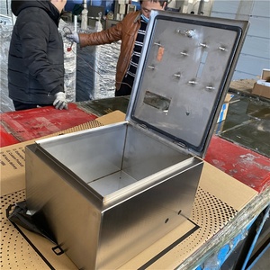 304 316 SUS nhôm treo tường IP66 tủ chống nước điều khiển bằng thép không gỉ ngoài trời Đồng hồ điện Bảng điều khiển hộp bao vây - Product Image 3