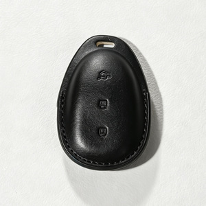Étui de protection pour clé de voiture en <span class=keywords><strong>cuir</strong></span> de luxe pour Changan & Qiyuan A07/A05/Q07/Q05 - Léger et résistant aux rayures - Product Image 4