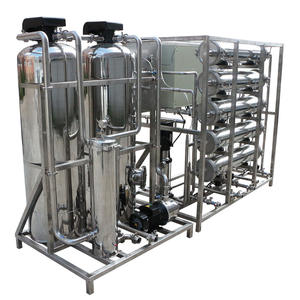 Máquina suavizante de tratamiento de agua alcalina de botella de acero inoxidable de doble etapa 2000LPH para líquido de lavado y <span class=keywords><strong>crema</strong></span> de Gel de Ducha - Product Image 5