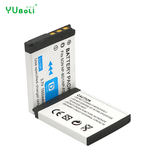 Fully Decoded Li-ion Battery NP-BD1 NP-FD1 FD1 NP BD1 BD1 for Sony Cybershot DSC-T2 G3 T70 T75 T77 T200 T300 T500 T700 T90 T900