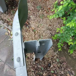 Barreras de tráfico de carreteras rurales de carretera, barandilla galvanizada de dos ondas, barrera de choque de acero colgante doble, eventos - Product Image 4