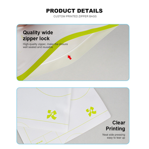 Biểu Tượng Tùy Chỉnh In Quần Áo Bao Bì Tái Sử Dụng Matte Frosted May T Áo Sơ Mi Bao Bì Nhựa Có Thể Tái Chế <span class=keywords><strong>Ziplock</strong></span> Túi - Product Image 5