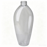 Xypackaging Flacons cosmétiques de 300 ml (10 oz) pour détergent, distributeur à pompe rond en PET plastique vide, jaune, prix de gros