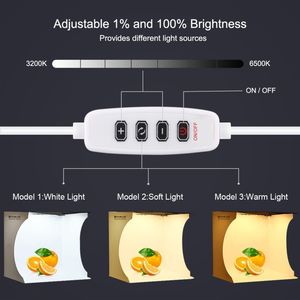 Puluz 23cm Anneau LED Mini Photo Studio <span class=keywords><strong>Light</strong></span> Box Vente Chaude avec 6 Couleurs Gratuites Arrière-plans Photo Studio Accessoires - Product Image 4