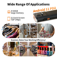 Z1L Android 14 PDA Portátil con Escáner de Códigos de Barras 1D 2D para Gestión de Inventario de Almacén