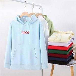 Sweat-shirts à capuche d'hiver personnalisés en gros, surdimensionnés, en polaire, avec logo uni, OEM, vierges, 100 % coton, pour hommes - Product Image 1