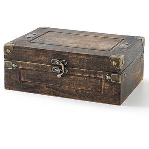 Gran Regalo De Cumpleaños Hecho A Mano, Caja Decorativa De Madera Tallada Con árbol De La Vida, Organizador De Joyas Con Cerradura Y Llave, Caja De Almacenamiento Para Reloj, 20 X 12