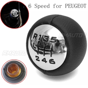 Poignée de levier de vitesses 6 vitesses pour Peugeot 307 308 3008 407 5008 807 pour Partner Tepee pour Citroën C3(A51) C4 Picasso C8 - Product Image 1