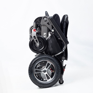 รถเข็นไฟฟ้าแบบเอนนอนน้ำหนักเบา KSM-606 ได้รับการรับรองจากสายการบิน มอเตอร์แรงบิดสูง 700 วัตต์ อุปกรณ์ฟื้นฟูสมรรถภาพขายส่ง - Product Image 4