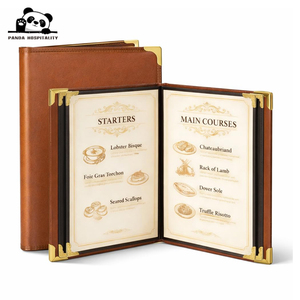 Copertina per menu personalizzata di lusso, porta menu in pelle premium per ristoranti, hotel e servizi di catering - Product Image 5