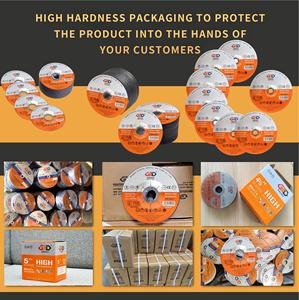 Disque <span class=keywords><strong>de</strong></span> meulage angulaire personnalisé en aluminium dépressé, liant résine, 80 m/s, extra fin, GRD T27, pour la coupe, le polissage, l'ébavurage, 6 mm - Product Image 4