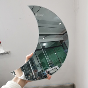 Modern Natural Wood Moon Phase <strong>Wall</strong> <strong>Mirror</strong> <strong>Set</strong> Home Decor Eco-Friendly Handmade Adjustable Durable Home Decor for All Occasions - Product Image 1