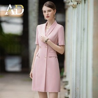 Robe Blazer Formelle Double Boutonnage de Qualité Fabricant pour Femmes d'Affaires – Tenue de Travail Professionnelle