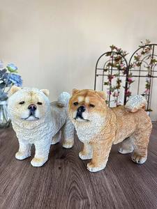 Nouveauté 2026 : Figurines en résine personnalisées <span class=keywords><strong>pour</strong></span> enfants, modèles Chow-Chow et autres animaux, ornements de Noël, statues artistiques. - Product Image 3