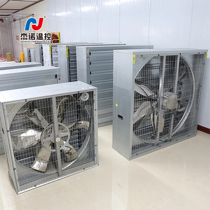 Axial Flow Fans Wall Mounted Shutter