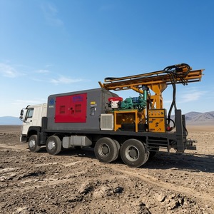 Foreuse de puits d'eau montée sur camion haute performance, profondeur 400m-1000m, machine de forage rotative pour puits d'eau - Product Image 1