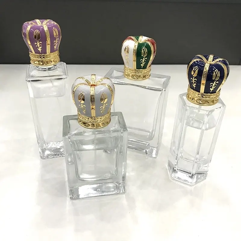 Custom Metal Perfume Lid Luxury Ball Shape Perfume Bottles Magnetic Cap