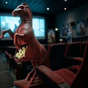 <span class=keywords><strong>Figurine</strong></span> en résine Cheval de Troie, Nouveauté, Produit dérivé du film L'Odyssée, Mythe grec ancien, Décoration d'intérieur, Rangement pour pop-corn, Cadeau - Product Image 5
