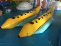 Bateau gonflable banane, traîneau aquatique remorquable de qualité commerciale pour jet ski, équipement de divertissement pour la plage et la mer destiné aux entreprises de location