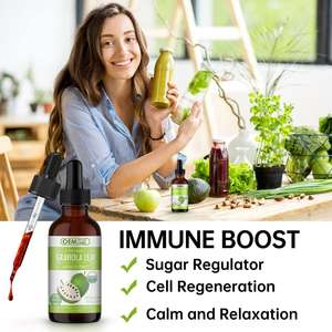 OEM <span class=keywords><strong>Soursop</strong></span> Graviola葉エキス液滴細胞サポート再生用液体,腸の気分,リラックス,肝臓用 - Product Image 4