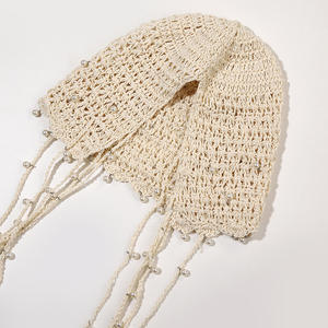 Gorro de punto de actuación de <span class=keywords><strong>Teatro</strong></span> de escenario con borlas de perlas para niñas clásicas - Product Image 5