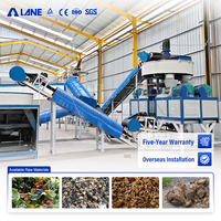 Ligne de production d'engrais organique à partir de fumier animal automatique LANE, machine de compostage écologique pour ferme, ensemble complet