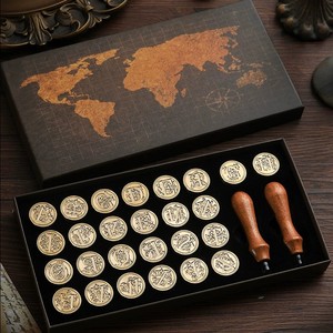 <span class=keywords><strong>Sceau</strong></span> standard en cuivre de 1,5/2,5/3,0 cm pour <span class=keywords><strong>sceau</strong></span> de <span class=keywords><strong>cire</strong></span>, coffret cadeau réutilisable de luxe - Marque XIER, pour la maison, le bureau, l'école et les mariages - Product Image 4