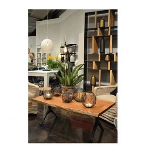 Librero Moderno de Madera para Oficina con Estructura de Acero para Sala de Estar - Product Image 3