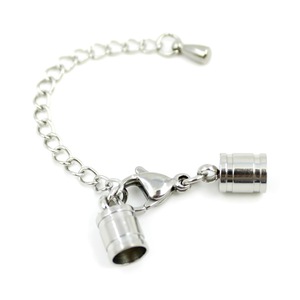 Stainless Steel Threaded Bucket Lobster Buckle Set Chain For <b>Bracelet</b> Making DIY Jewelry Accessories - Product Image 5