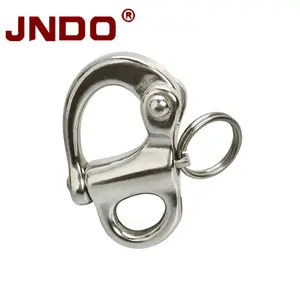 Stainless Steel Berkualitas Tinggi 304/316 Rilis Cepat Snap Shackle dengan Tetap Eye