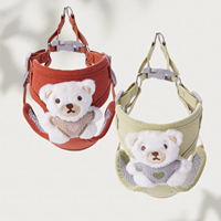 Collier pour animaux de compagnie en polyester réglable de style extérieur, anti-traction, avec un design mignon d'animaux, accessoires pour chiens, vêtements pour animaux de compagnie