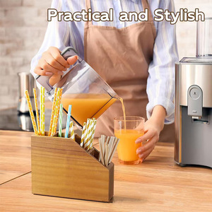 Creative <b>wooden</b> pen holder, miscellaneous item, pen holder manufacturer wholesale stationery storage box, office <b>desk</b> organizer - Product Image 4