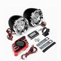 3 pouces moto audio mp3 dispositif antivol moto électrique mp3 voiture haut-parleur étanche TF Card FM Radio