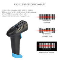 Lecteur de codes-barres QR à détection automatique YHD OEM Industriel 1D 2D Sans fil USB Lecteur de codes-barres pour supermarché Lecteur de codes-barres