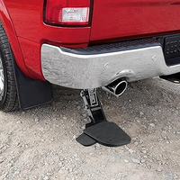 Neue Aluminium-Sport-Heckklappenstufen, einziehbarer Stoßfänger-Ersatz, Heckklappen-Seitenstufe für Dodge Ram 1500 2500 3500 2019+