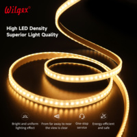 Barre lumineuse LED personnalisée IP67 de qualité alimentaire pour comptoir, décoration de lieux de divertissement, bande de silicone DOB découpable de 10 cm
