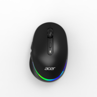 Mouse Nirkabel Mini BT Slim Portabel Laris Manis, Dapat Diisi Ulang, Gaya 3D, Antarmuka USB untuk Windows