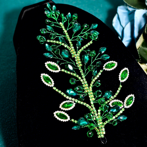 Accesorios de Boda Europeos y Americanos, Peineta de Novia con Pedrería, Tocado de Dama de Honor, Diadema Brillante para Fiesta - Product Image 4
