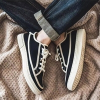 Nouvelles baskets confortables à lacets, basses, respirantes, pour hommes, chaussures de skateboard