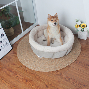 Wholesale Soft Warm Round Pet Nest From Manufacturer Deep Sleep Memory Foam <strong>Doghouse</strong> with Non-Slip Bottom for Dogs and Cats - Product Image 2