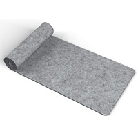 Antidérapant Rectangle en Feutre Résistant à la Chaleur de Table avec 6 Anneaux de Serviette
