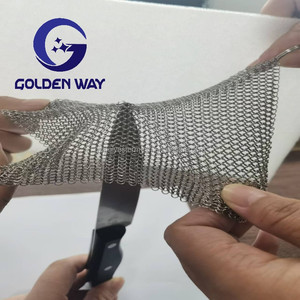 Gant de protection pour boucher en maille soudée en acier inoxydable 316, tissage uni, manches longues, résistant aux coupures - Product Image 6