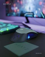 Mouse Keyboard Gaming berkabel lampu latar RGB 98-kunci Kombo Panel logam sepenuhnya menyala dalam gelap Film berkabel USB untuk Laptop/PC