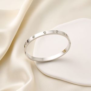 <span class=keywords><strong>Bracelet</strong></span> manchette personnalisé de luxe en pierre naturelle pour femmes et hommes, en acier inoxydable 316L plaqué or 18 carats, design tendance à clous, bijoux - Product Image 4