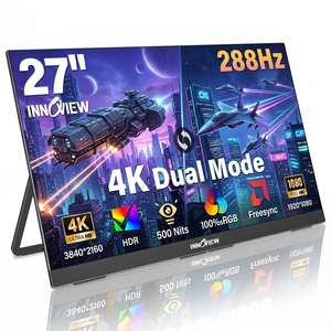 Moniteur portable <span class=keywords><strong>27</strong></span> <span class=keywords><strong>pouces</strong></span> <span class=keywords><strong>4K</strong></span> UHD 3840x2160 IPS <span class=keywords><strong>120Hz</strong></span> HDR 100 SRGB Écran mat Haut-parleurs intégrés pour ordinateur portable de jeu - Product Image 1
