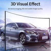Cable HDMI 2.1 8K, 8K 60Hz 4K 120Hz 48Gbps de Alta Velocidad con Soporte 3D, Cable HDMI 2.1 UHD para HDTV, Proyector, Monitor de PC