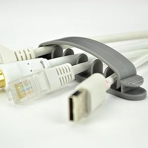 Organizador <span class=keywords><strong>de</strong></span> Cables Adhesivo, Soporte para Cables, Clip para Cables, Ganchos Autoadhesivos para Gestión <span class=keywords><strong>de</strong></span> Cables, Soporte para Cables para Oficina y Hogar - Product Image 3