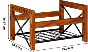 Support de rangement moderne en <span class=keywords><strong>bois</strong></span> pour disques vinyles - Support pour albums de 7 à 12 pouces, DVD et CD, capacité de 50 à 100 supports multimédias - Product Image 2